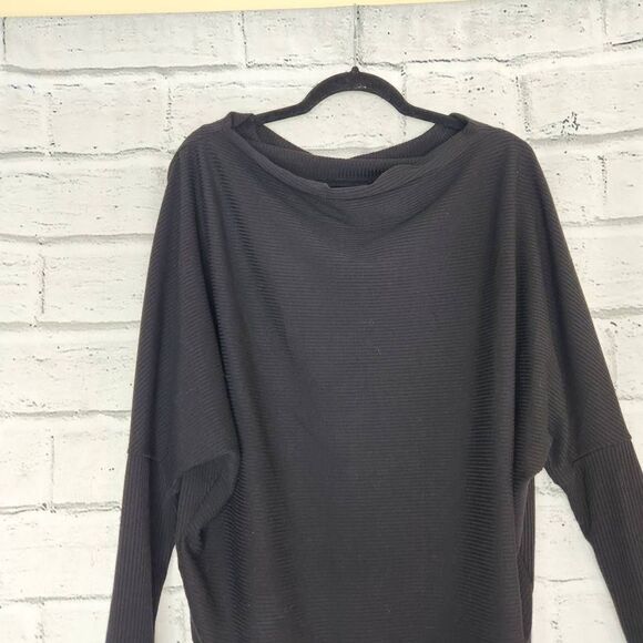 Vici Tyche Knit Boat Neck Dolman Sleeve Pullover Sweater Black Size Medium - Picture 2 of 12